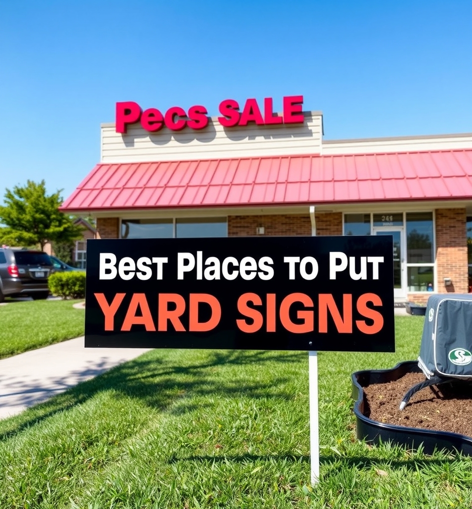 Checklist for Best Places to Put Yard Signs