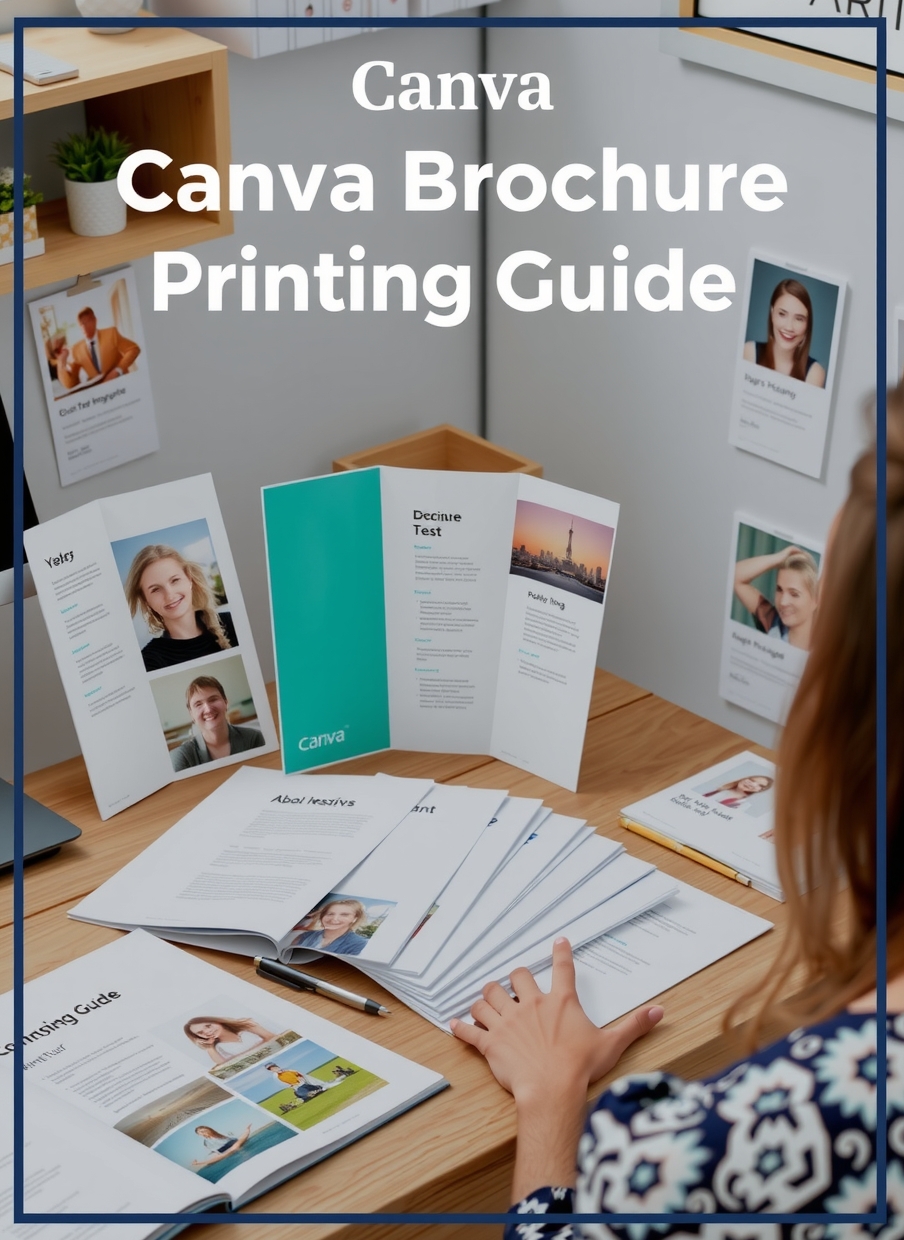 Preparation visual for Canva Brochure Printing Guide