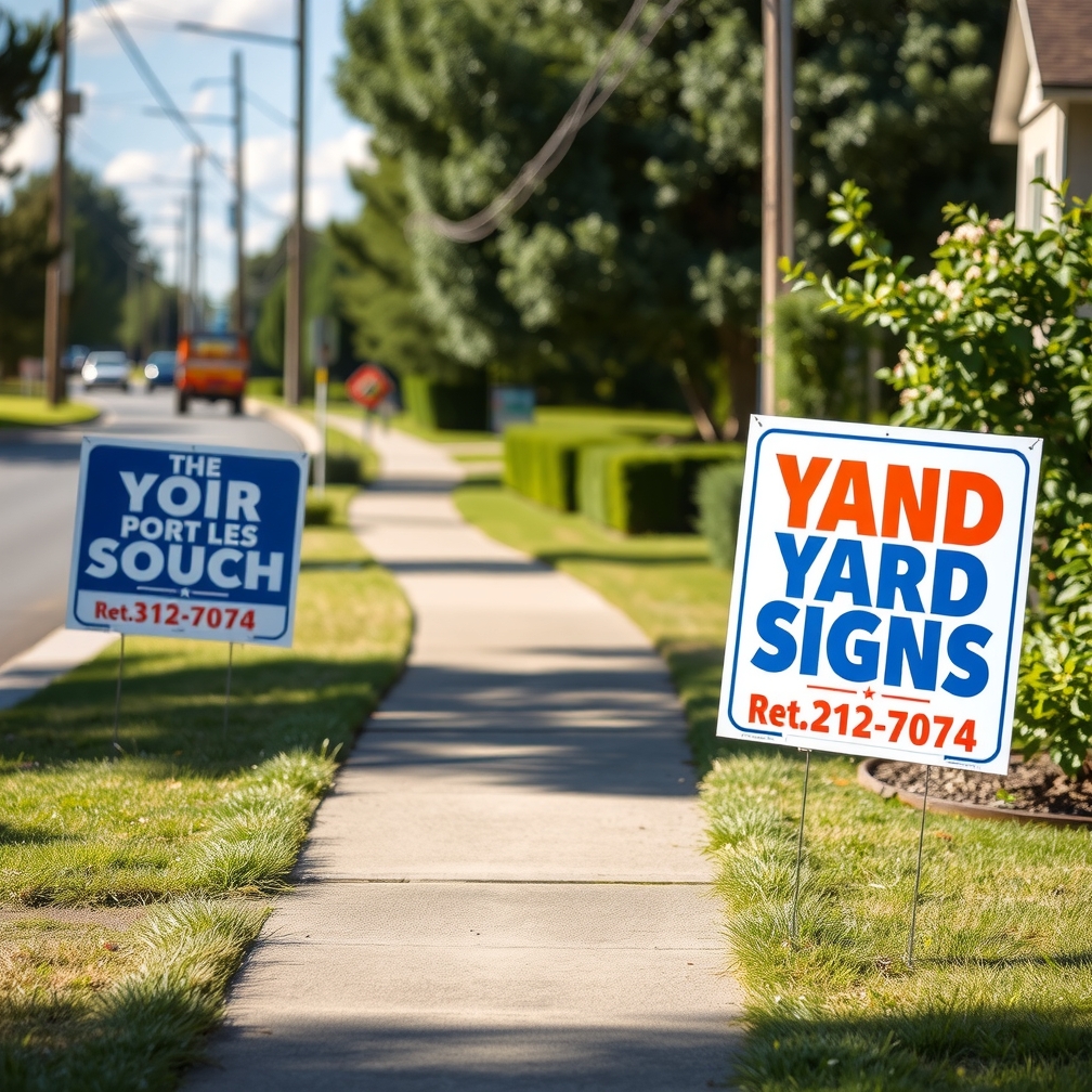 Corrugated Yard Signs Near Me Guide