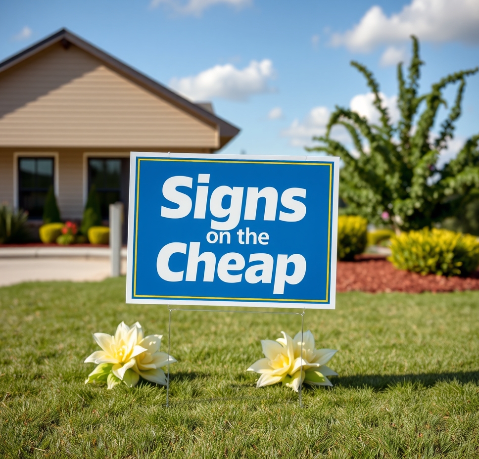 Evaluating the best Signs on the Cheap Yard Signs environment