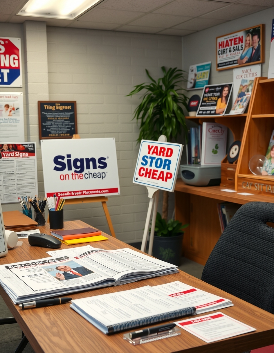 Checklist for Signs on the Cheap Yard Signs