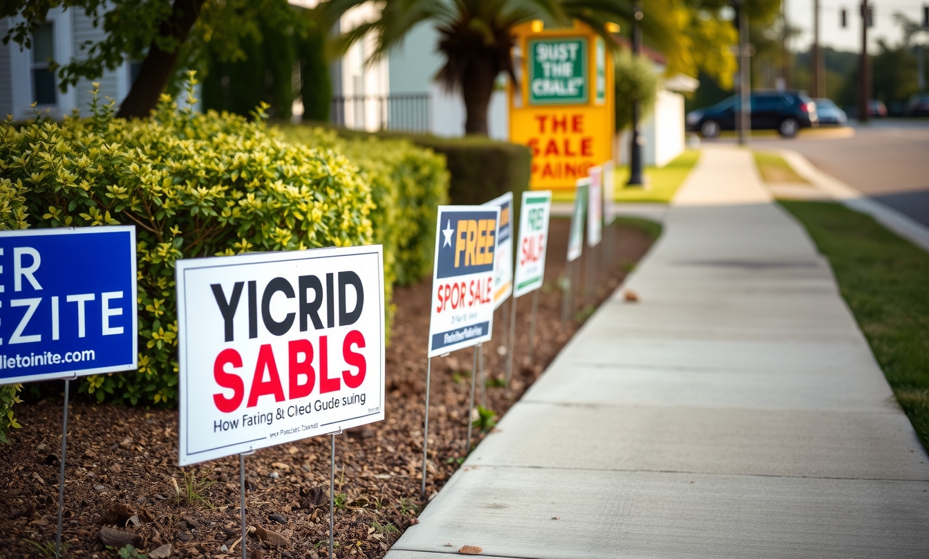 Packeze Yard Signs Guide