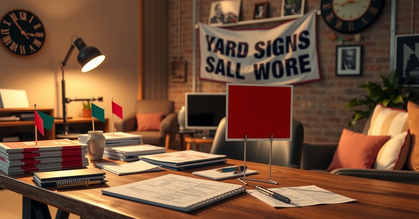 Quality check visual for Pvc Yard Signs Guide