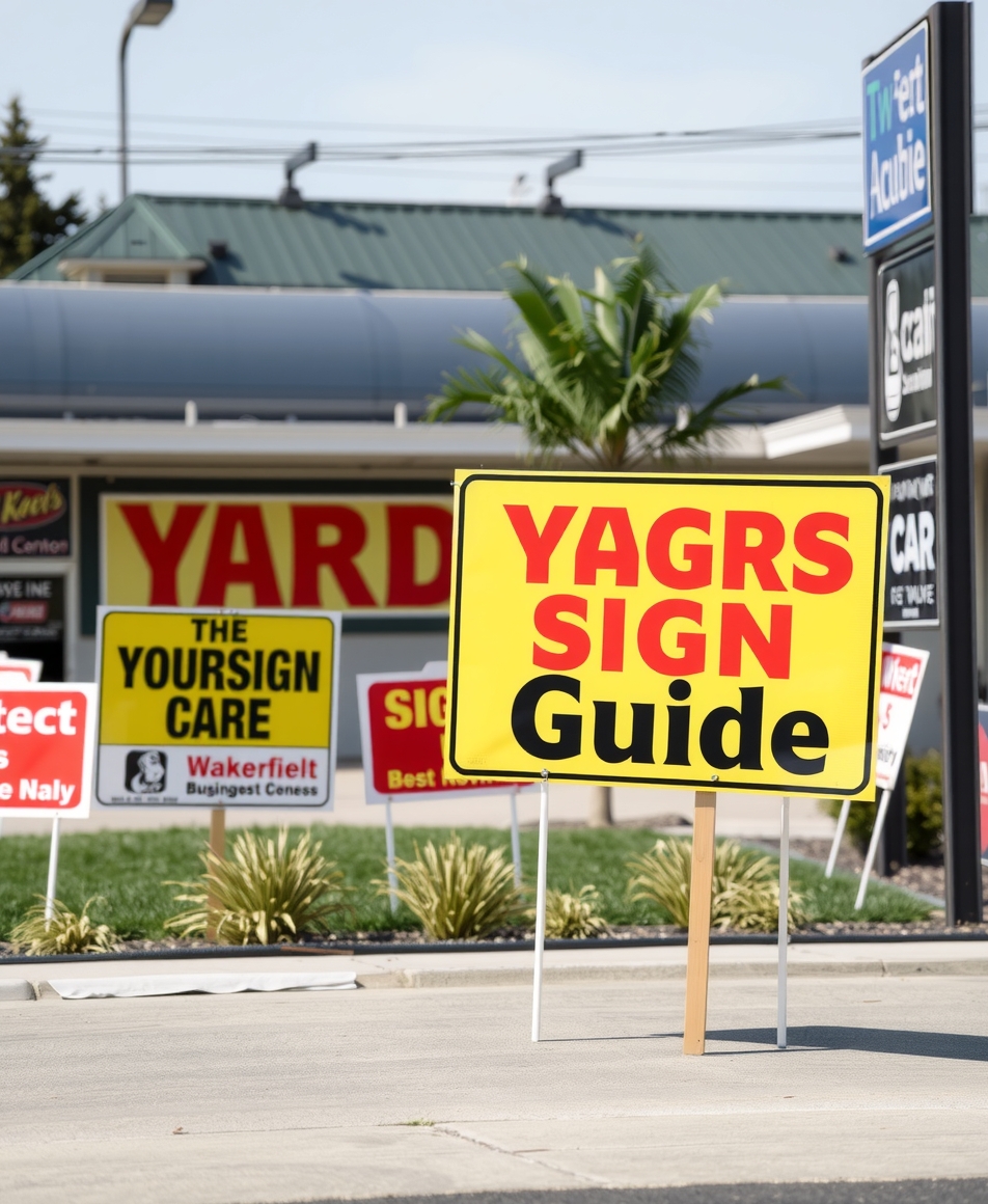 Evaluating the best Yard Signs Bakersfield Guide environment
