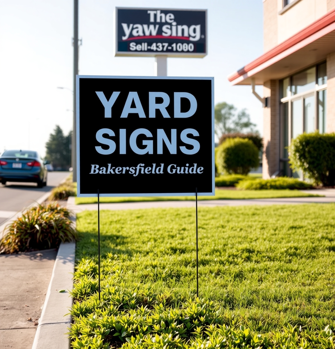 Checklist for Yard Signs Bakersfield Guide