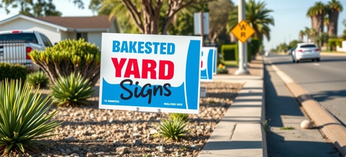 Preparation visual for Yard Signs Bakersfield Guide