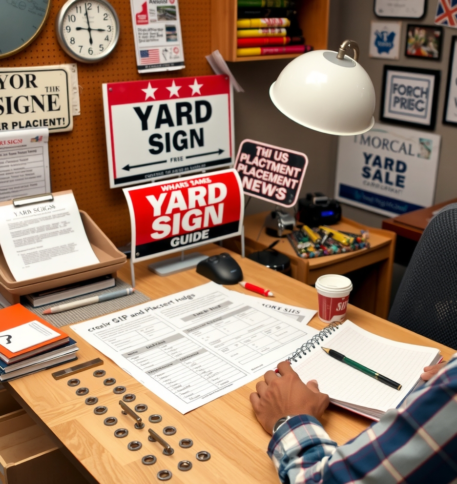 Quality check visual for Yard Signs Bakersfield Guide