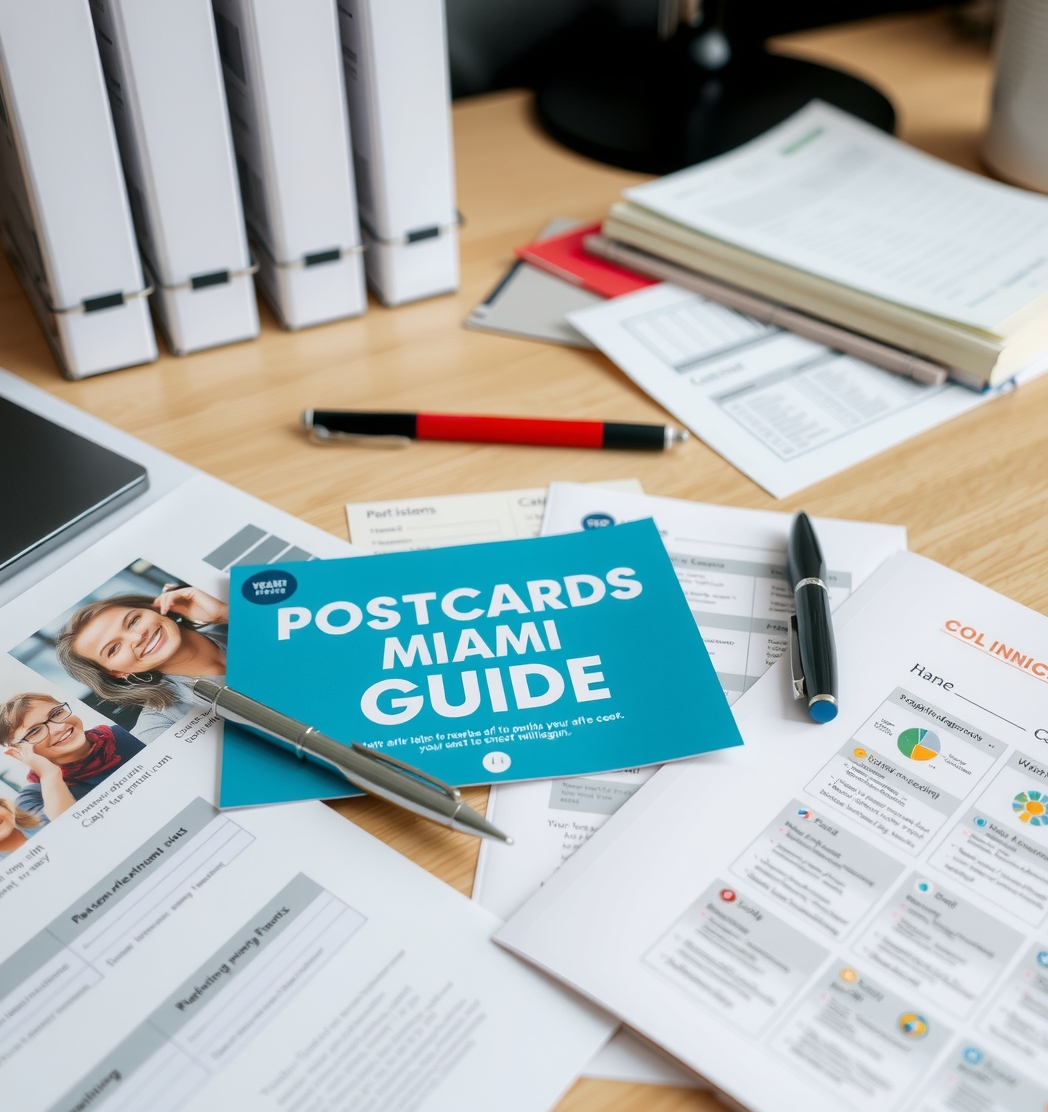 Checklist for Postcard Printing Miami Guide