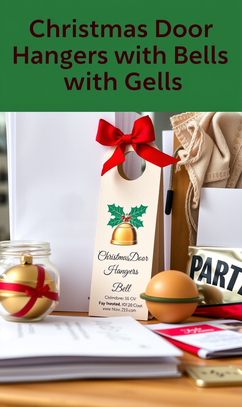 Christmas Door Hangers with Bells Guide