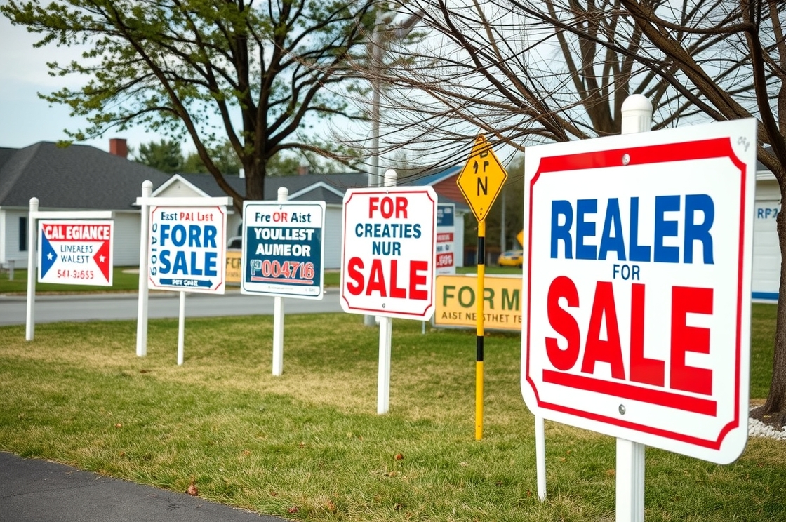 Evaluating the best Real Estate for Sale Yard Signs environment