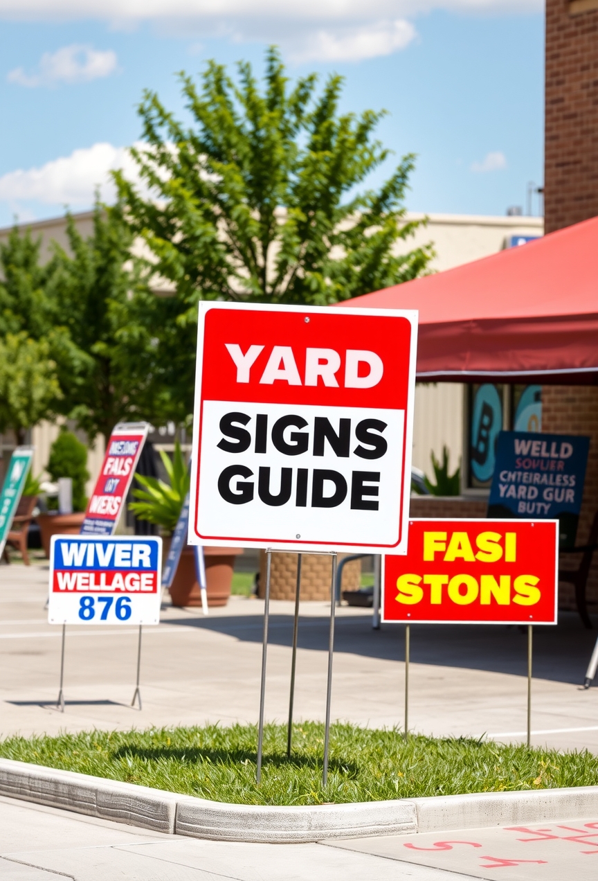 Evaluating the best Magnetic Yard Signs Guide environment