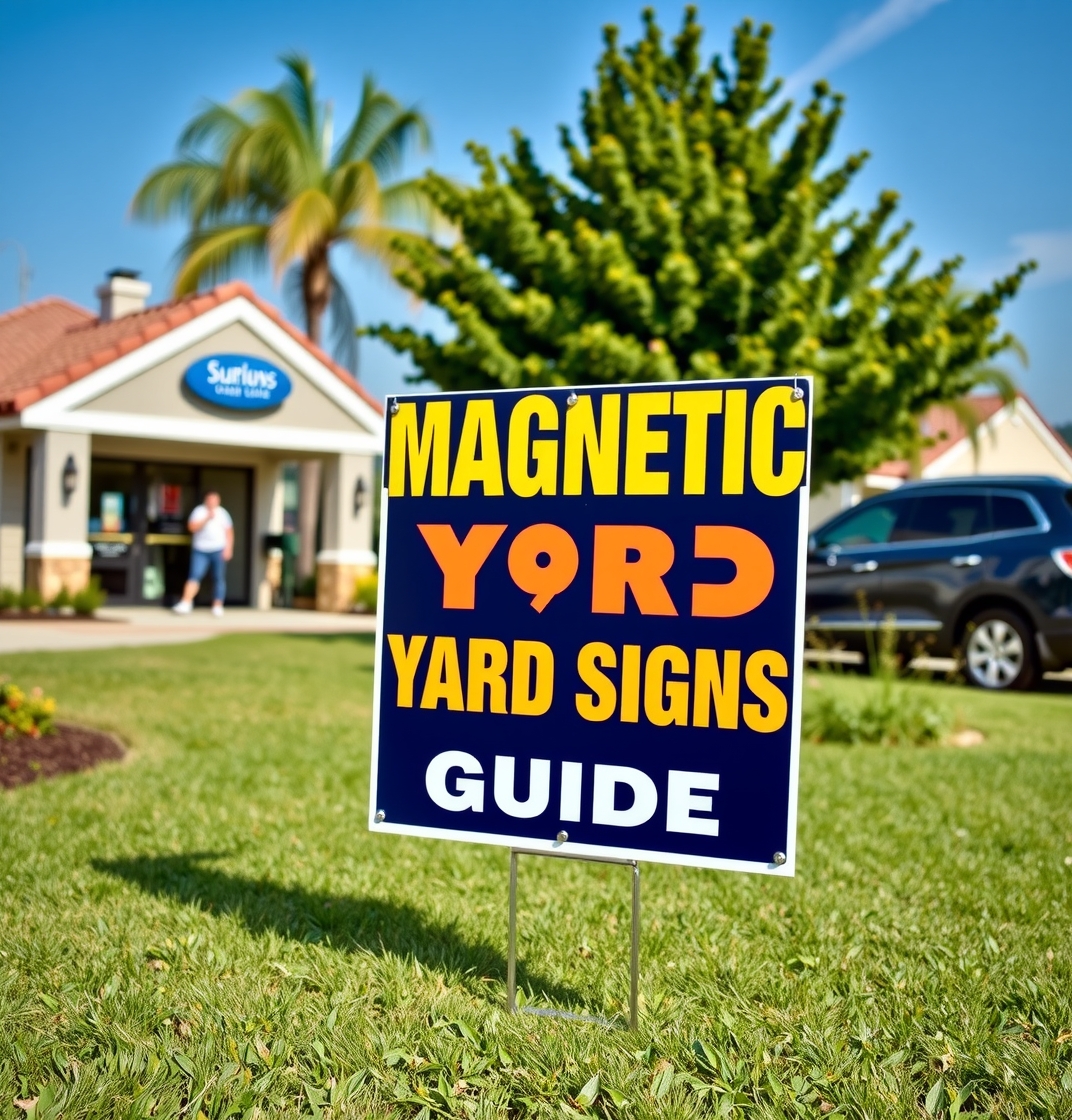 Checklist for Magnetic Yard Signs Guide