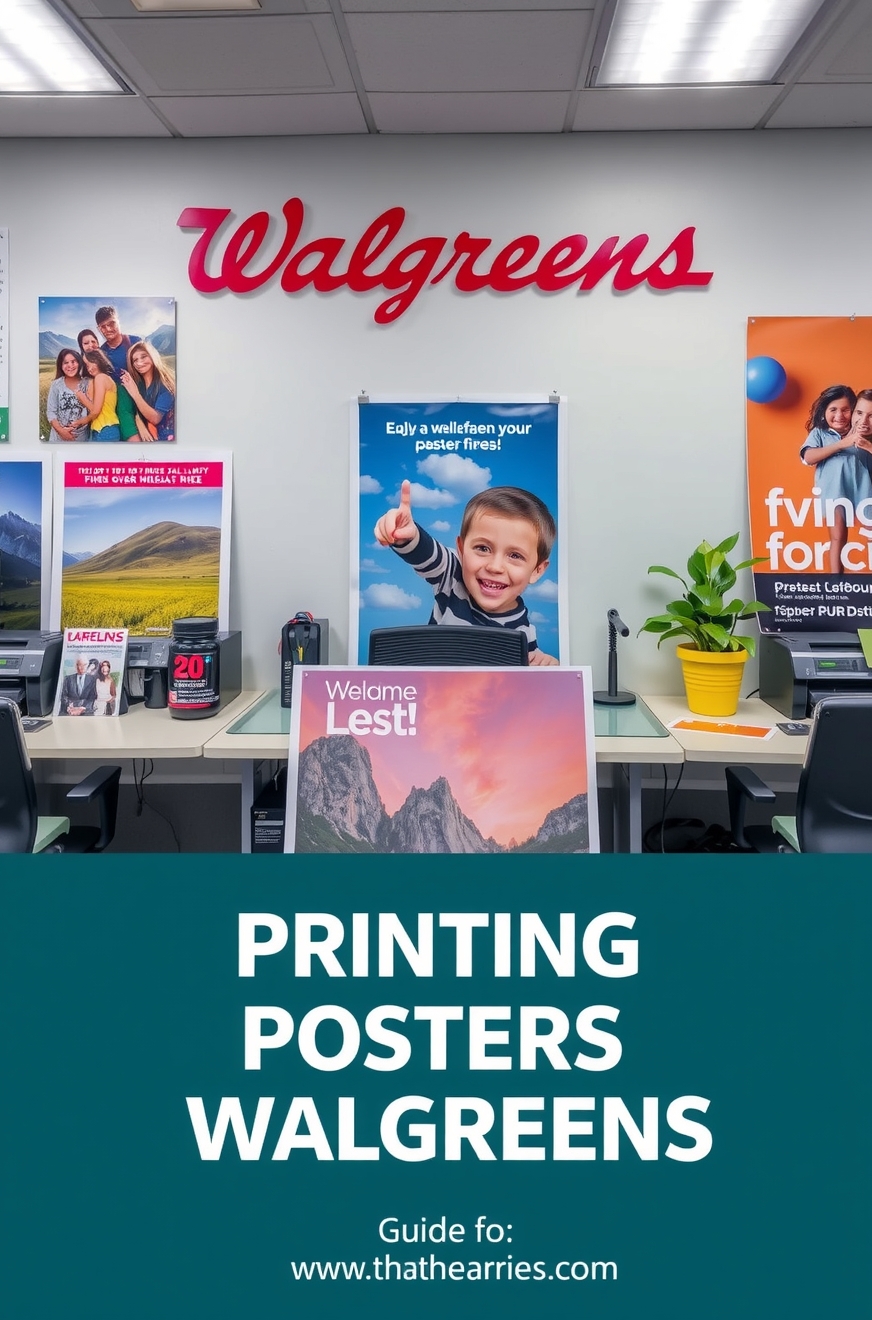 Preparation visual for Printing Posters at Walgreens Guide