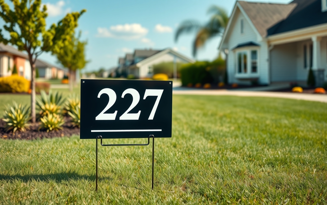 Checklist for House Address Yard Signs Guide