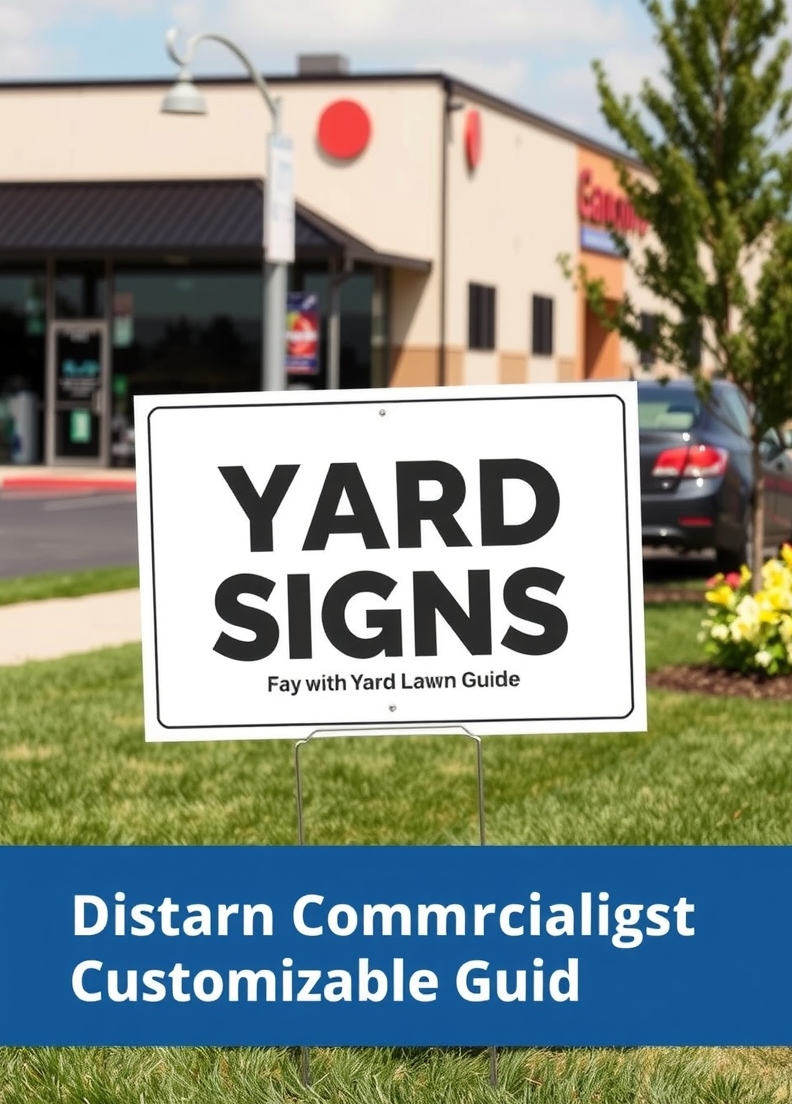 Checklist for Yard Signs Customizable Guide