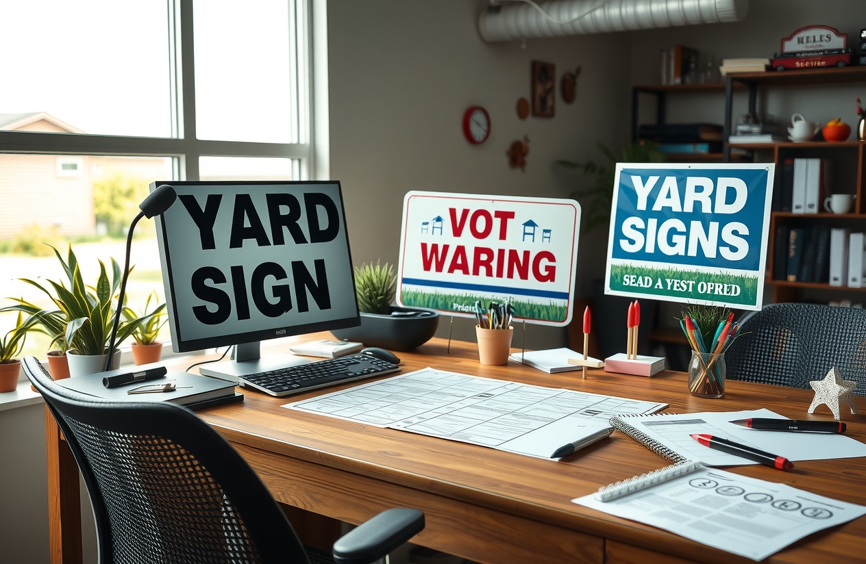 Preparation visual for Yard Signs Customizable Guide