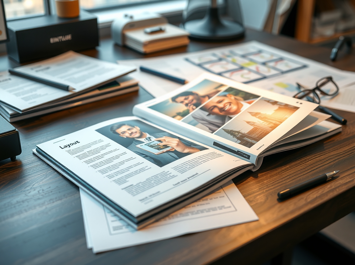 Preparation visual for Brochure Printing and Design