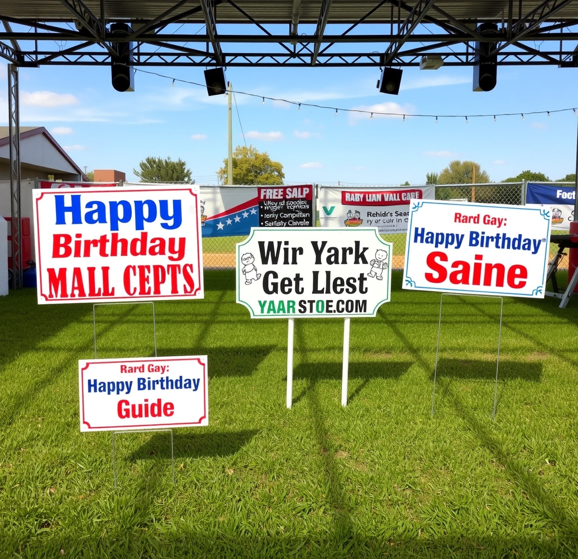 Evaluating the best Yard Signs for Happy Birthday Guide environment