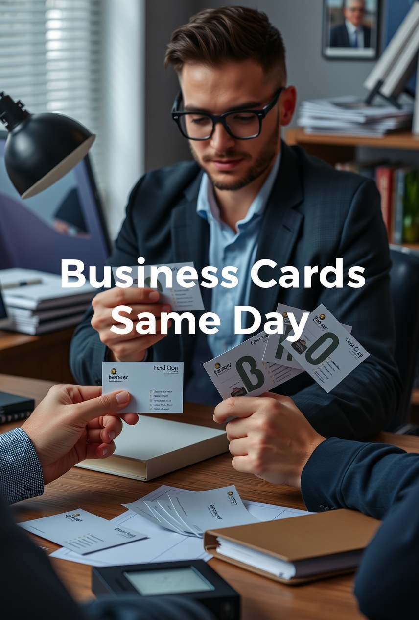 Business Cards Printing Same Day Near Me Guide