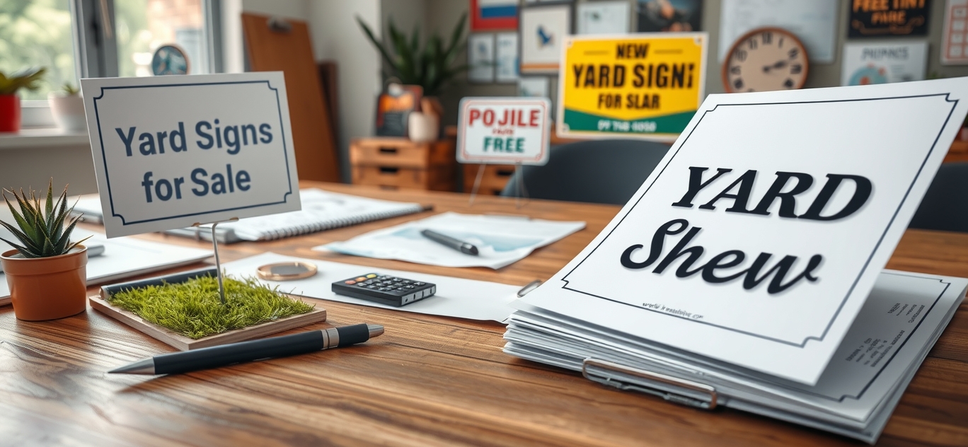 Preparation visual for Yard Signs for Sale Cheap