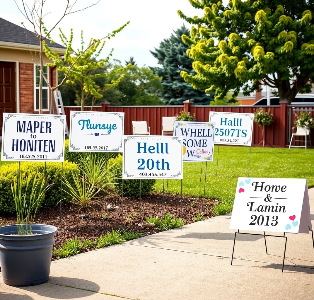 Checklist for Birth Announcement Yard Signs Guide