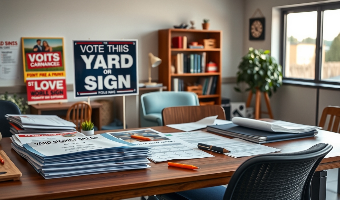 Quality check visual for Alphagraphics Yard Signs Guide