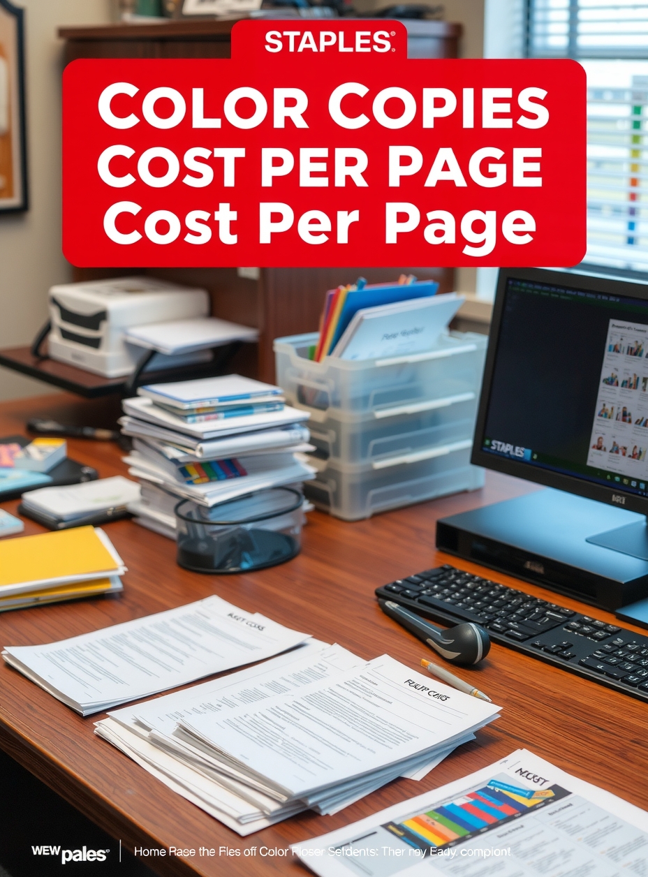 Checklist for Staples Color Copies Cost Per Page