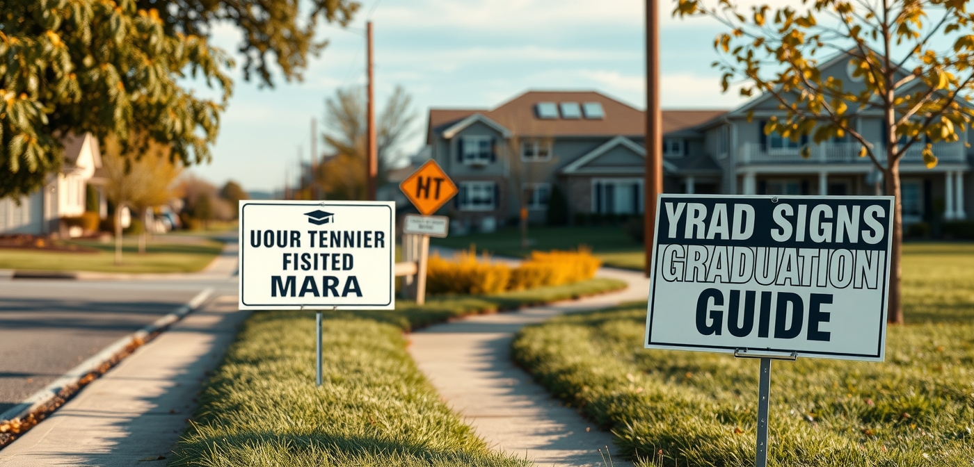 Custom Yard Signs for Graduation Guide hero image