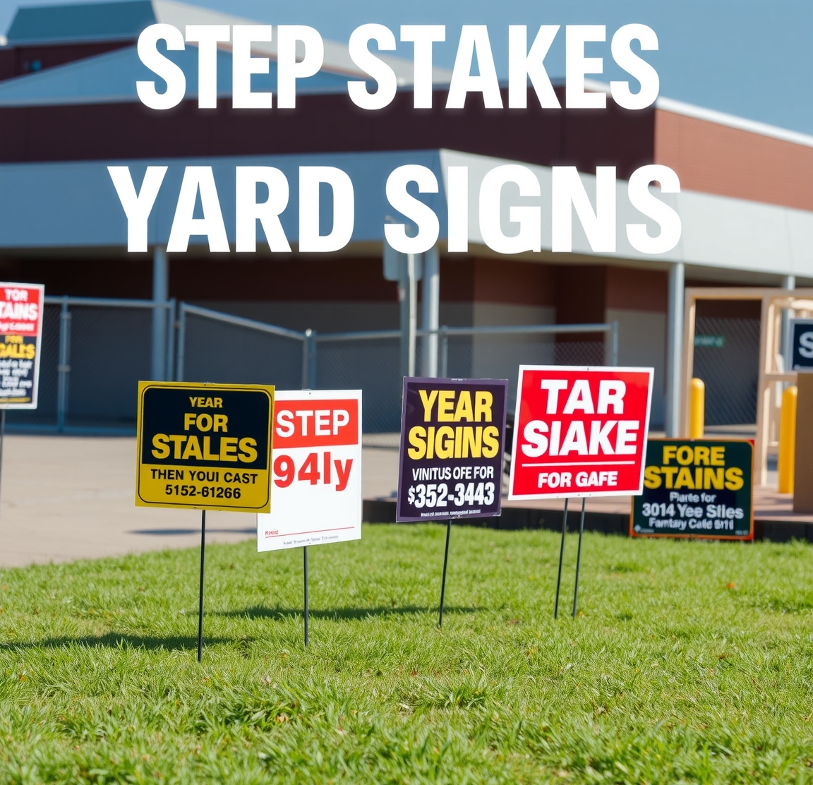 Evaluating the best Step Stakes for Yard Signs Guide environment