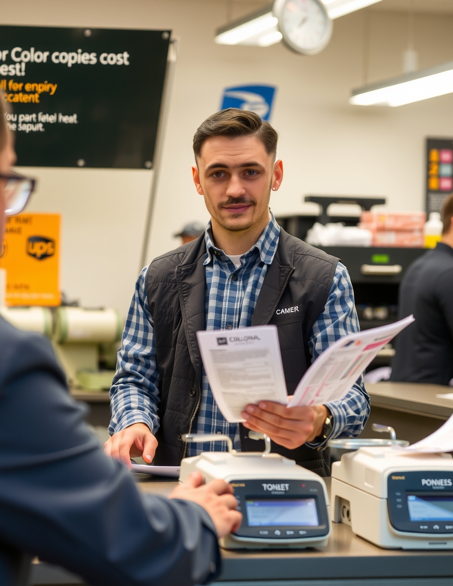 Evaluating the best Ups Color Copies Cost environment