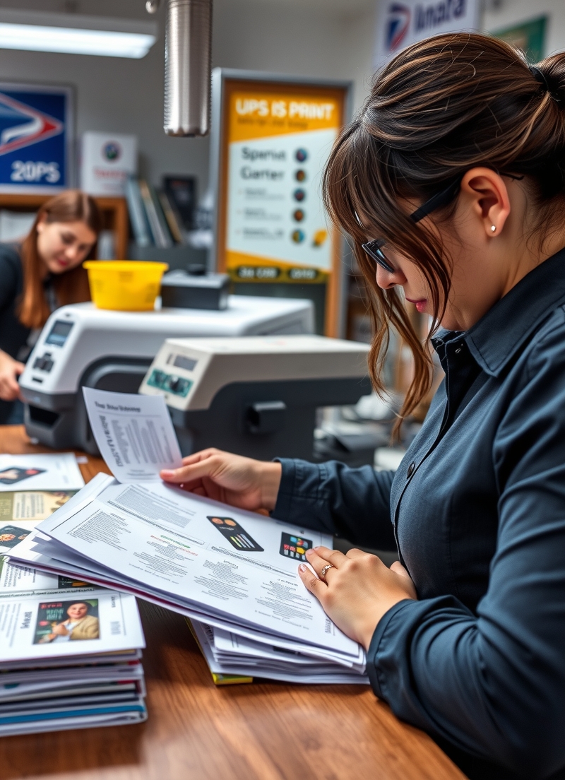 Quality check visual for Ups Color Copies Cost