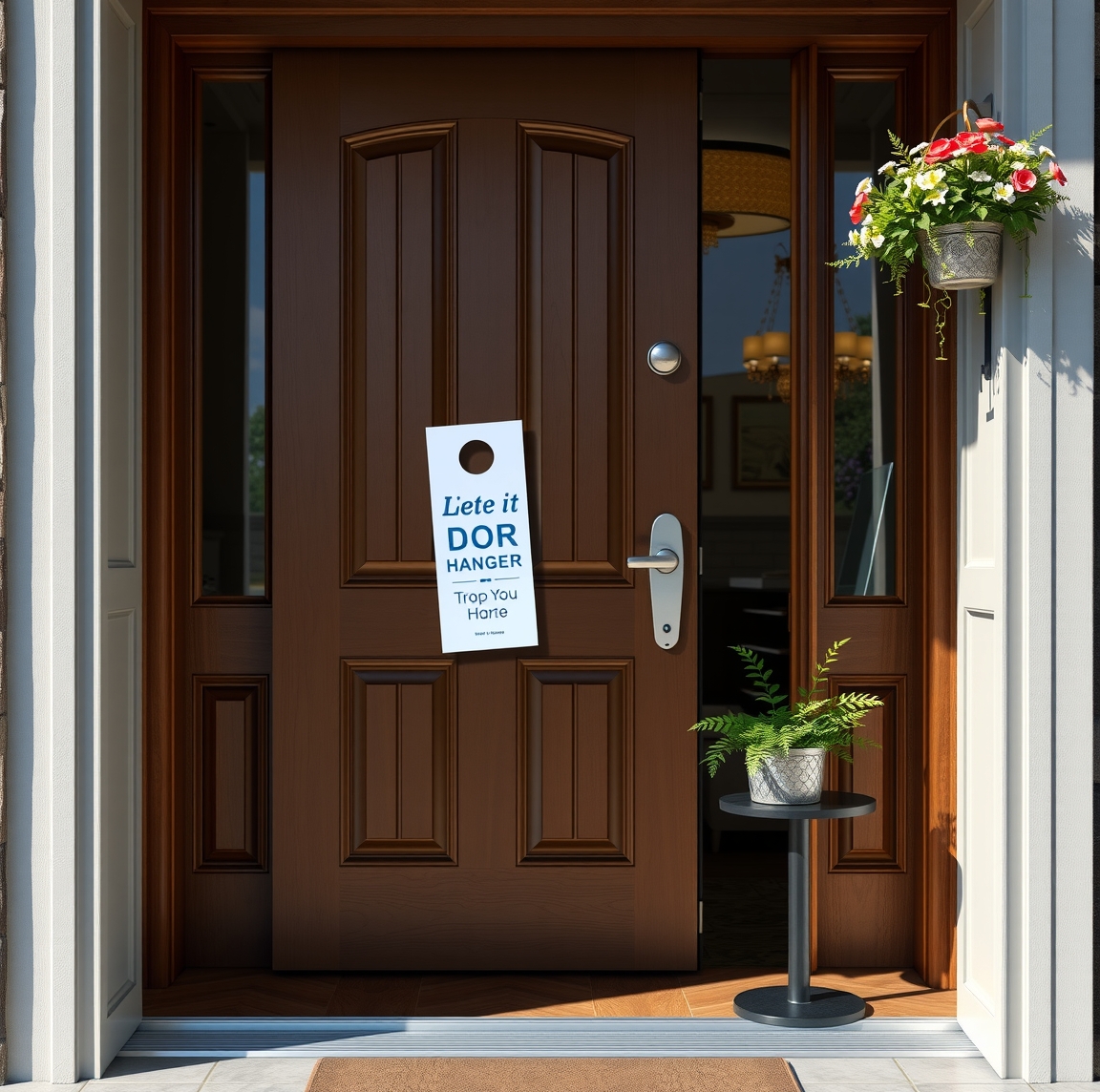 Preparation visual for Custom Door Hangers Plastic Guide