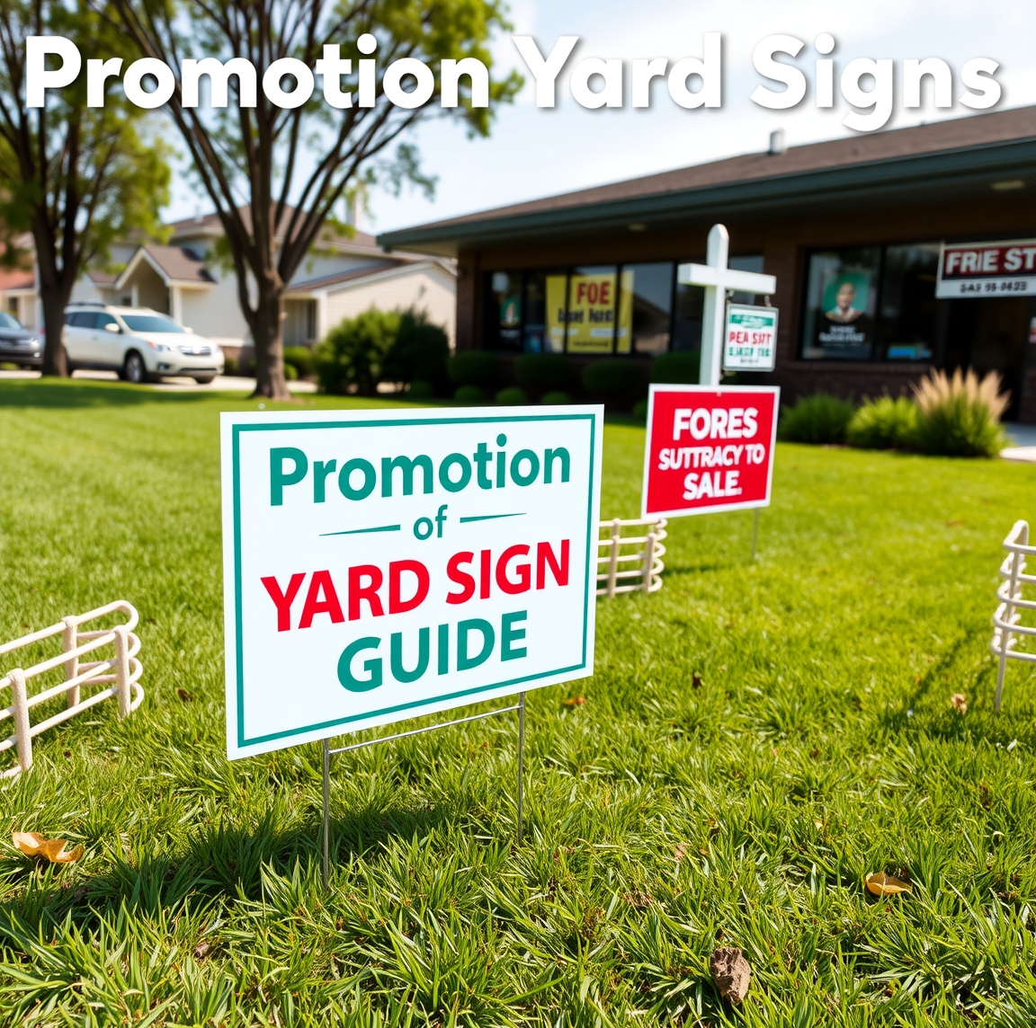 Checklist for Promotion Yard Signs Guide