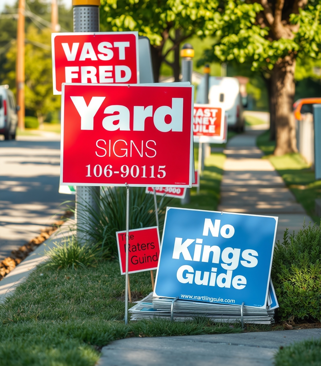 Yard Signs No Kings Guide