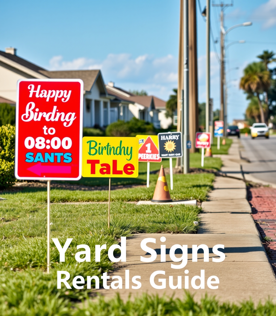 Birthday Yard Signs Rentals Guide