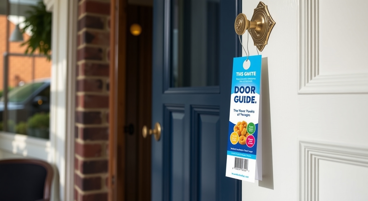 Preparation visual for Door Hangers Magnets Guide