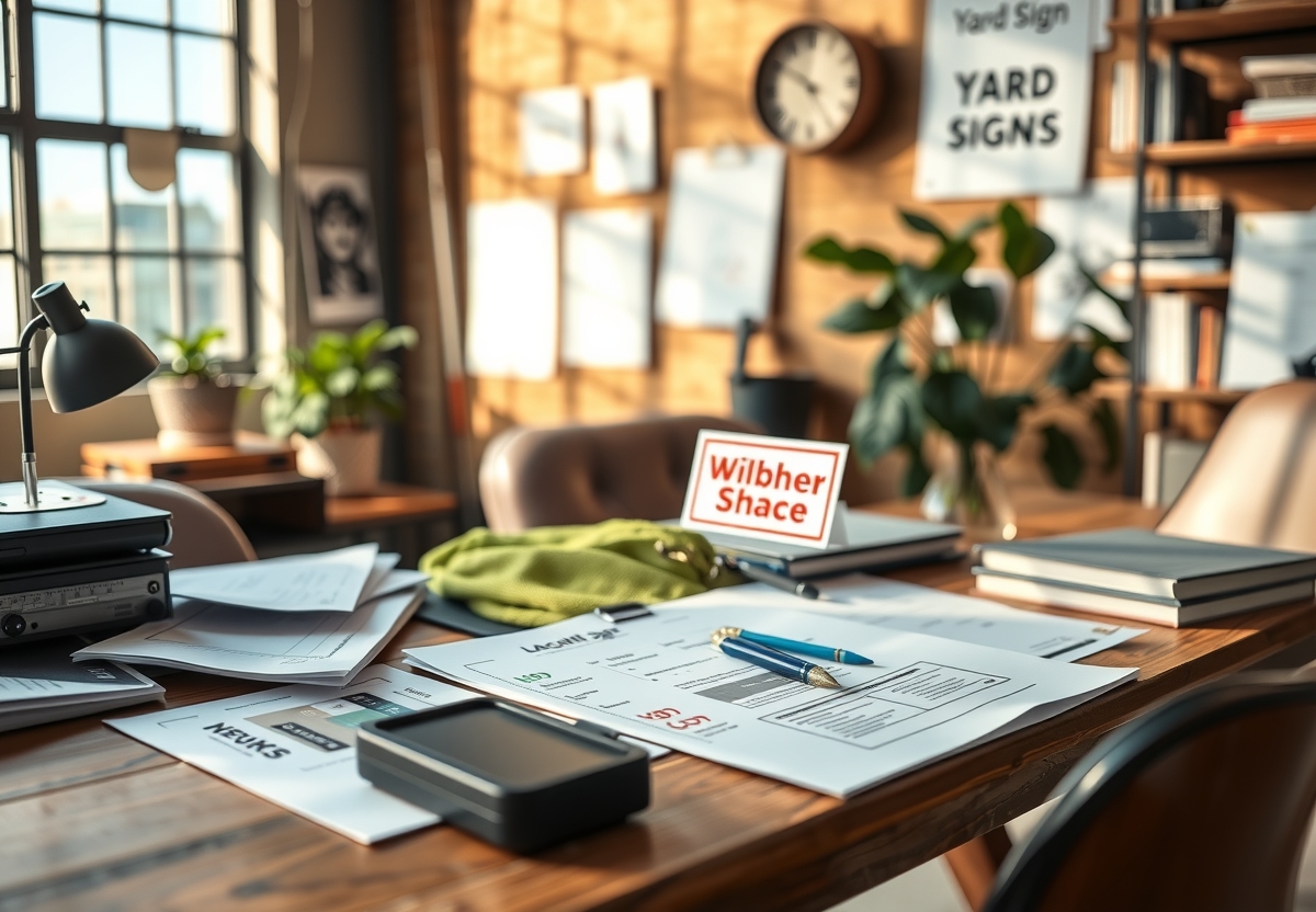 Preparation visual for Small Yard Signs Business Guide