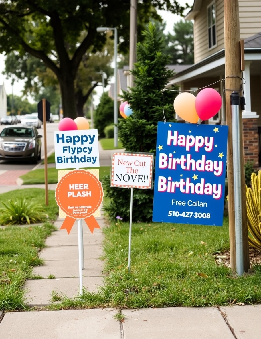 Happy Birthday Yard Signs Party City Guide