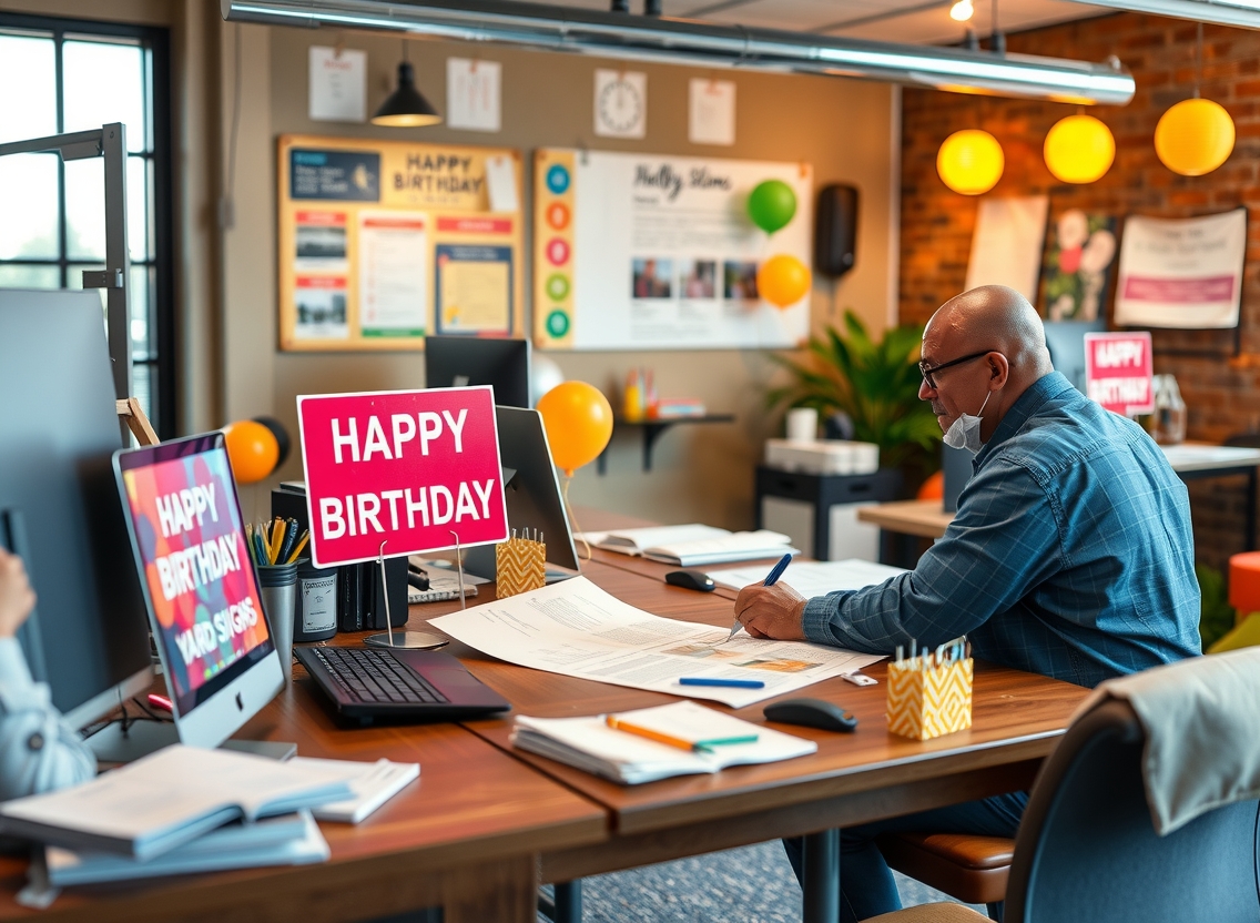 Quality check visual for Happy Birthday Yard Signs Party City Guide