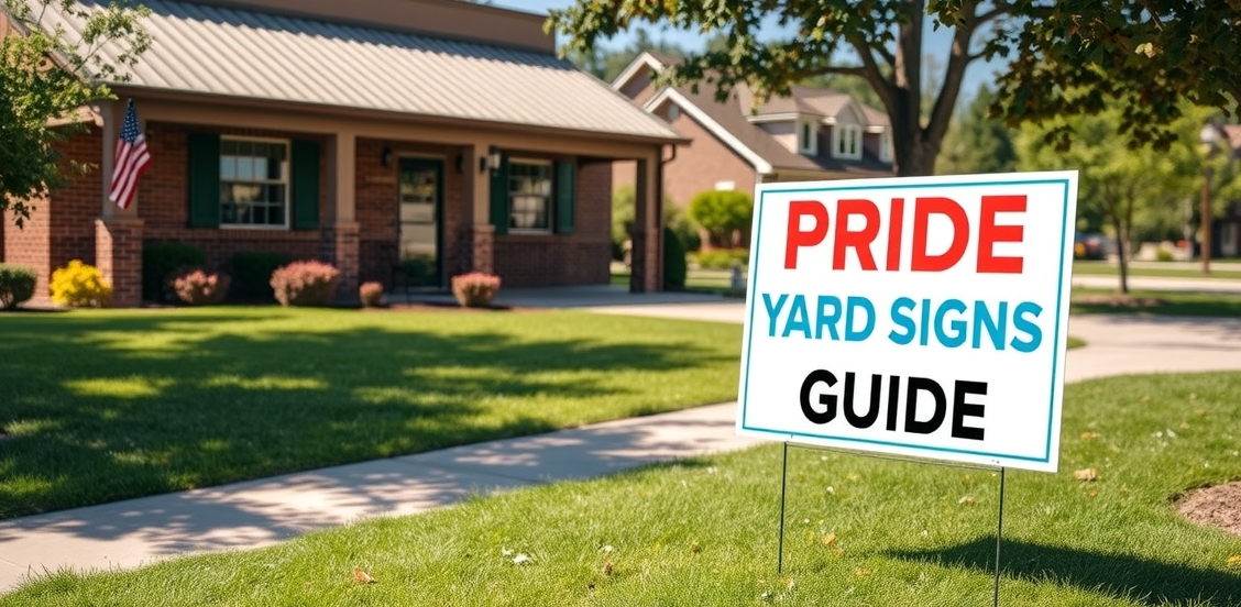 Preparation visual for Pride Yard Signs Guide