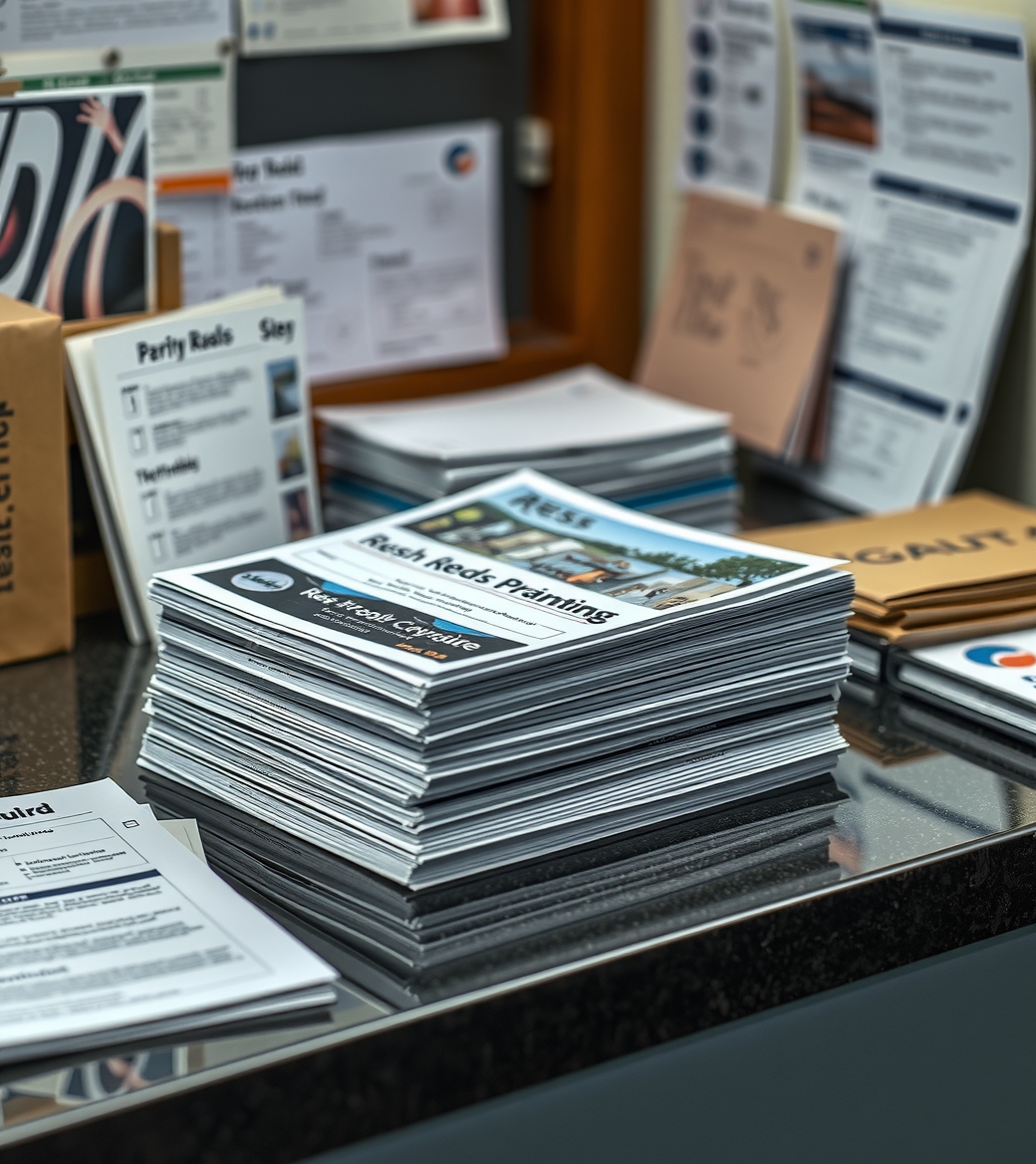 Preparation visual for Rush Flyer Printing Brooklyn Guide