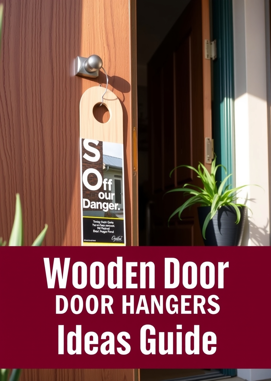 Checklist for Wooden Door Hangers Ideas Guide