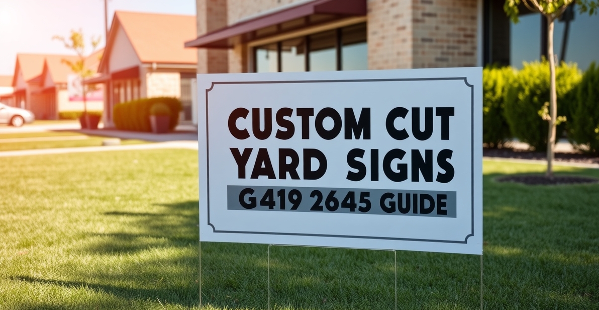 Evaluating the best Custom Cut Yard Signs Guide environment