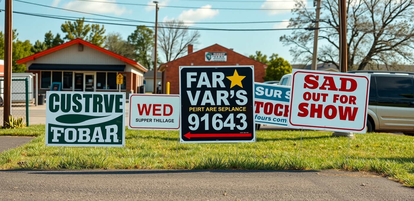 Preparation visual for Custom Cut Yard Signs Guide