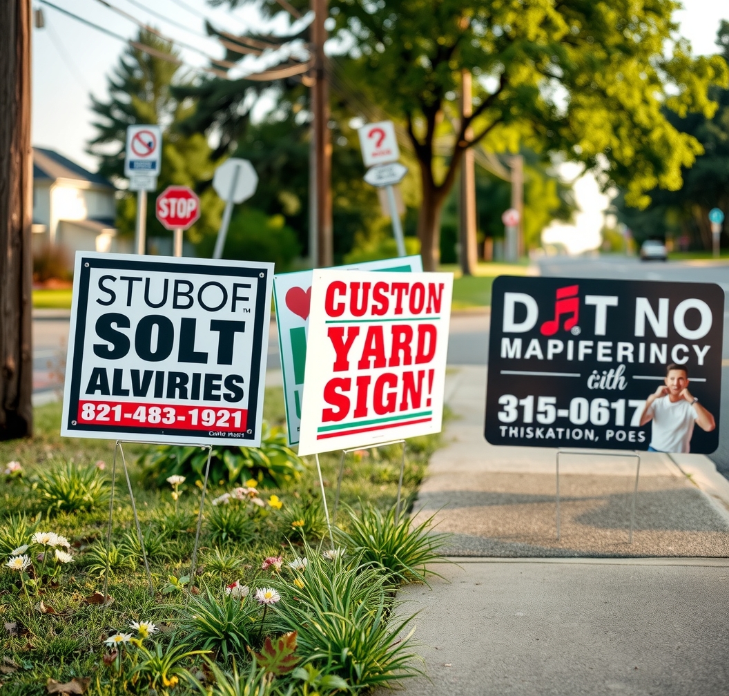 Quality check visual for Custom Cut Yard Signs Guide