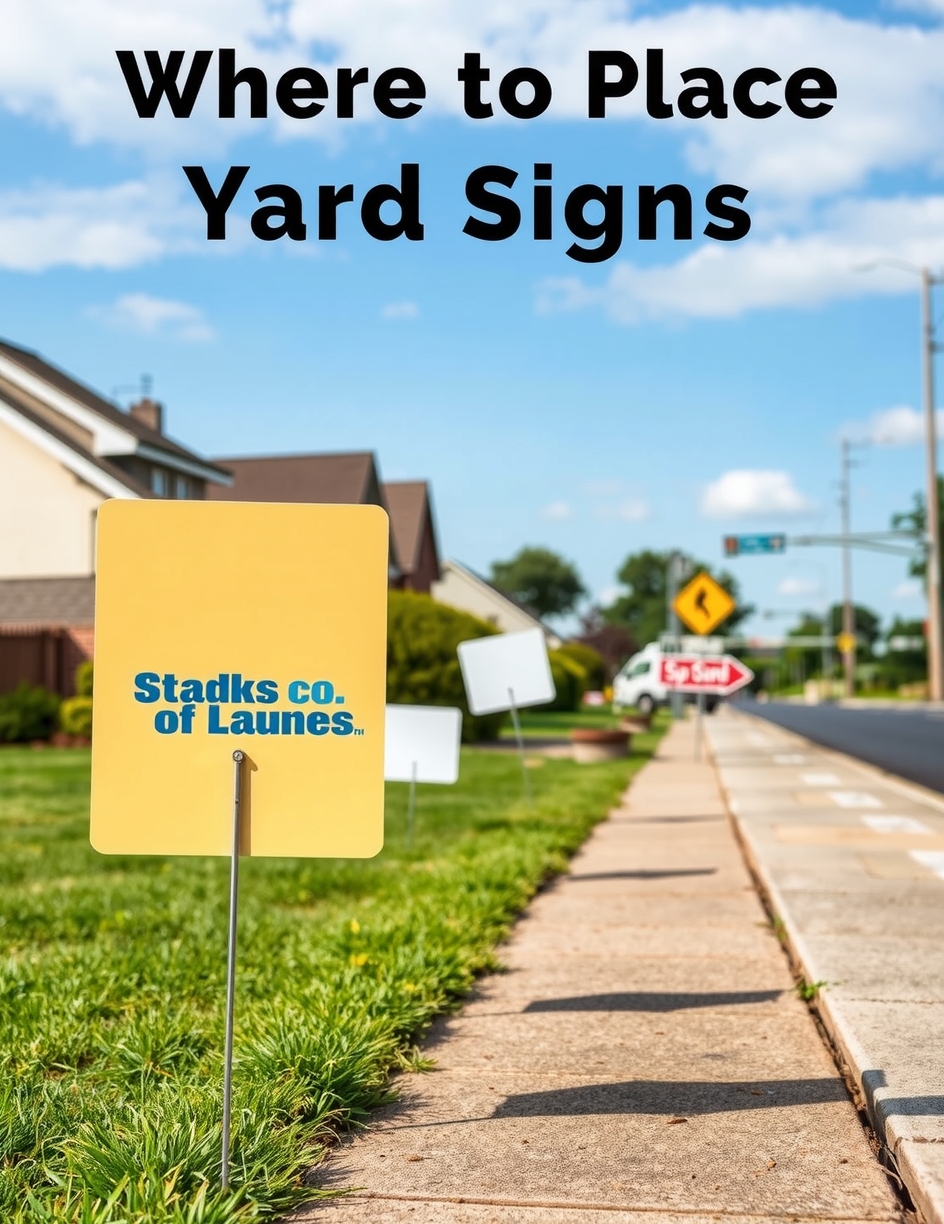 Where to Place Yard Signs Guide