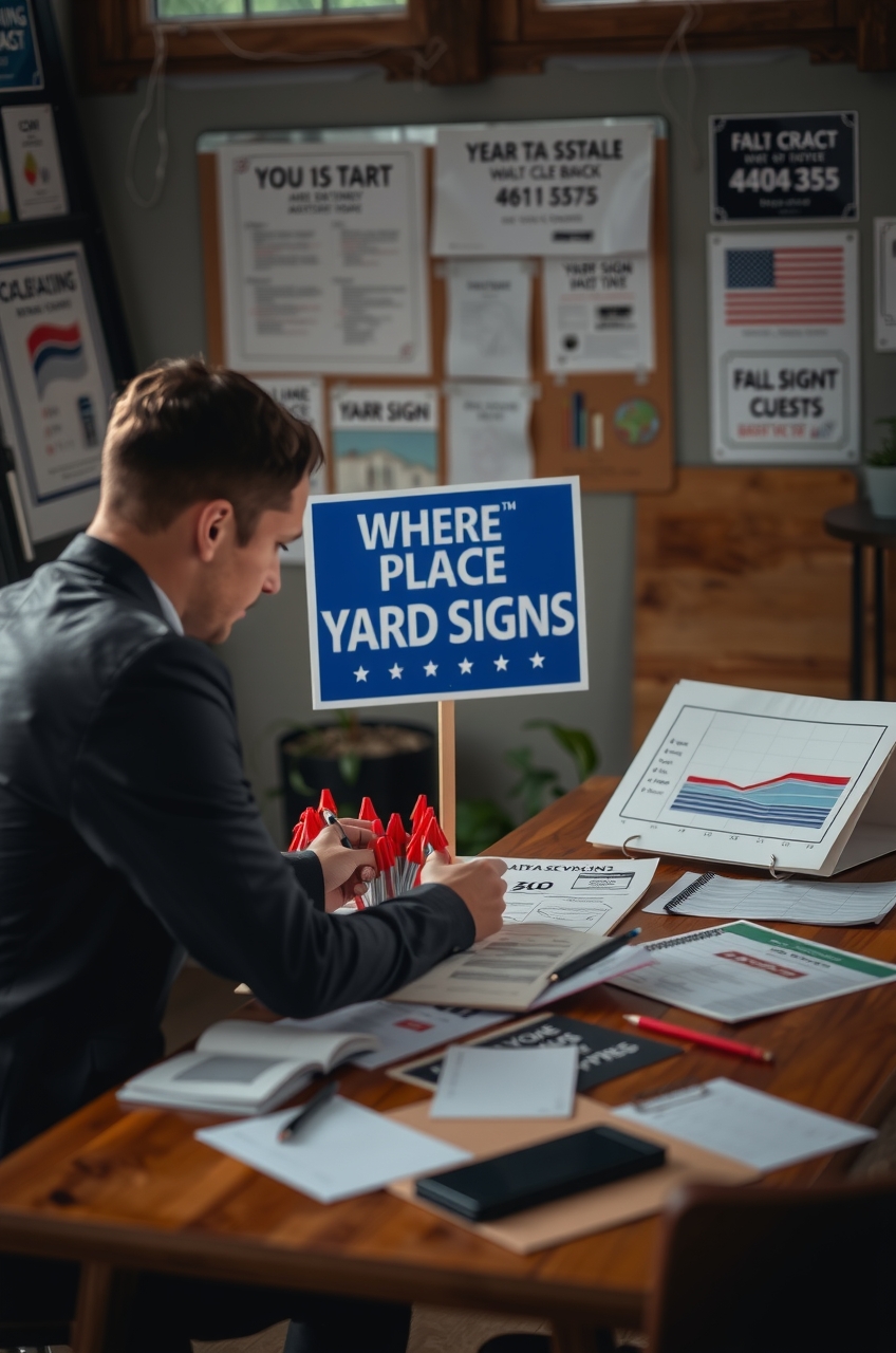 Preparation visual for Where to Place Yard Signs Guide