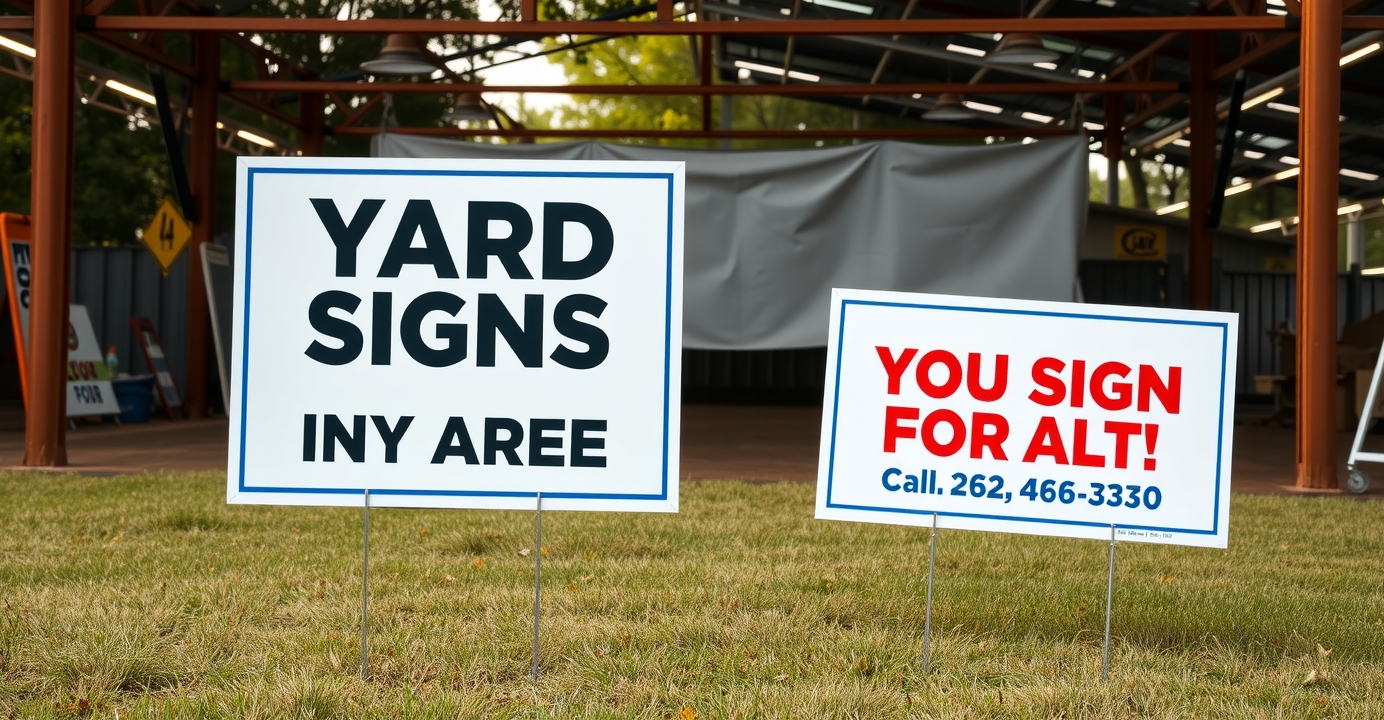 Preparation visual for Yard Signs in My Area Guide