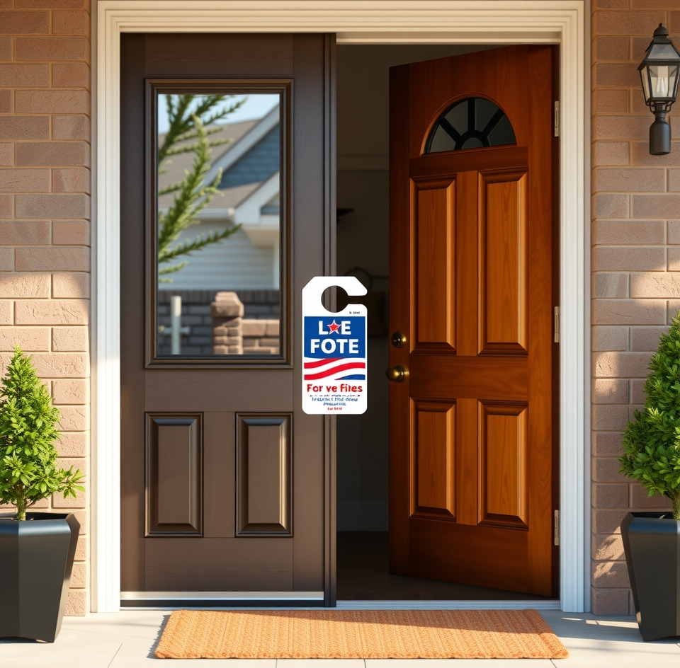 Evaluating the best Door Hangers for Political Campaigns environment