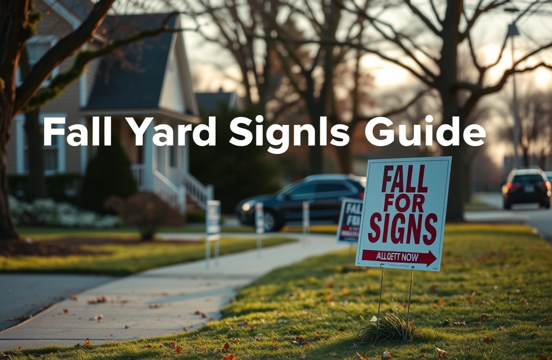 Fall Yard Signs Guide